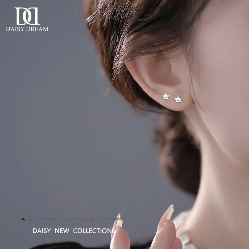 Daisy Dream 999 Fine Silver Stud Earrings Women's-1