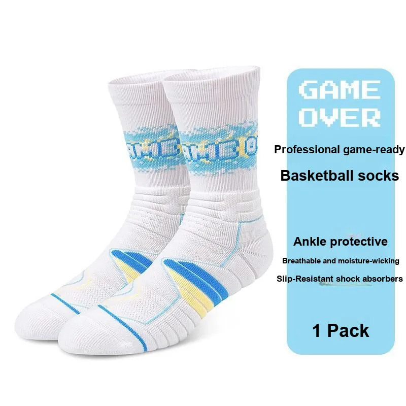 Gentle Welcome Basketball Socks Unisex 1 Pack-3