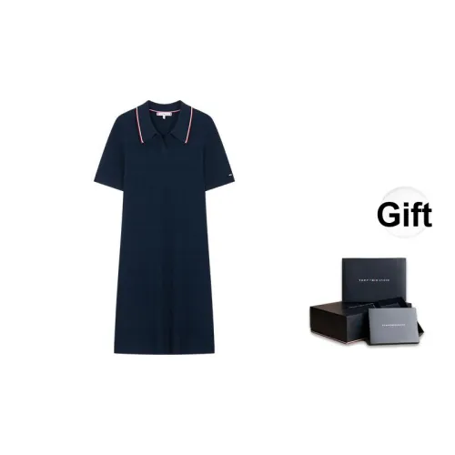 tommy color Hilfiger Short Sleeved Dress Women's