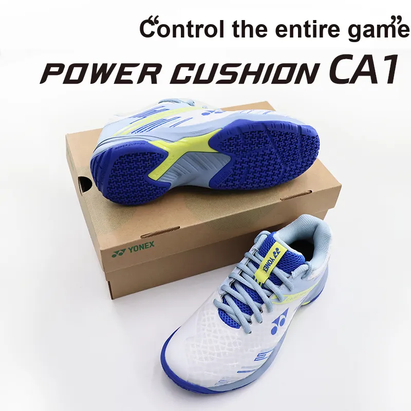 YONEX POWER CUSHION CASCADE ACCEL Low Top Badminton Shoes Unisex Blue-5