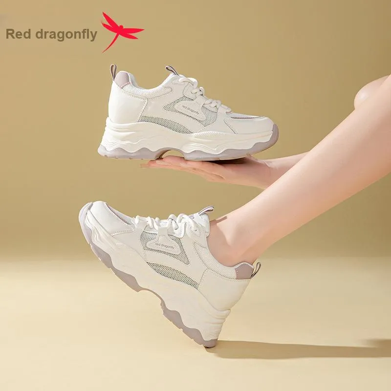 RED DRAGONFLY Low Top Chunky Sneakers Women's-9