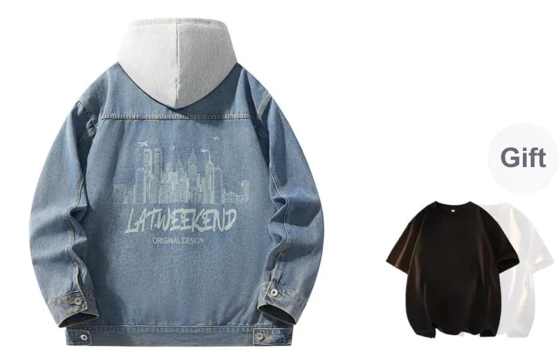 LA'T.WEEKEND Denim Jacket Unisex-49