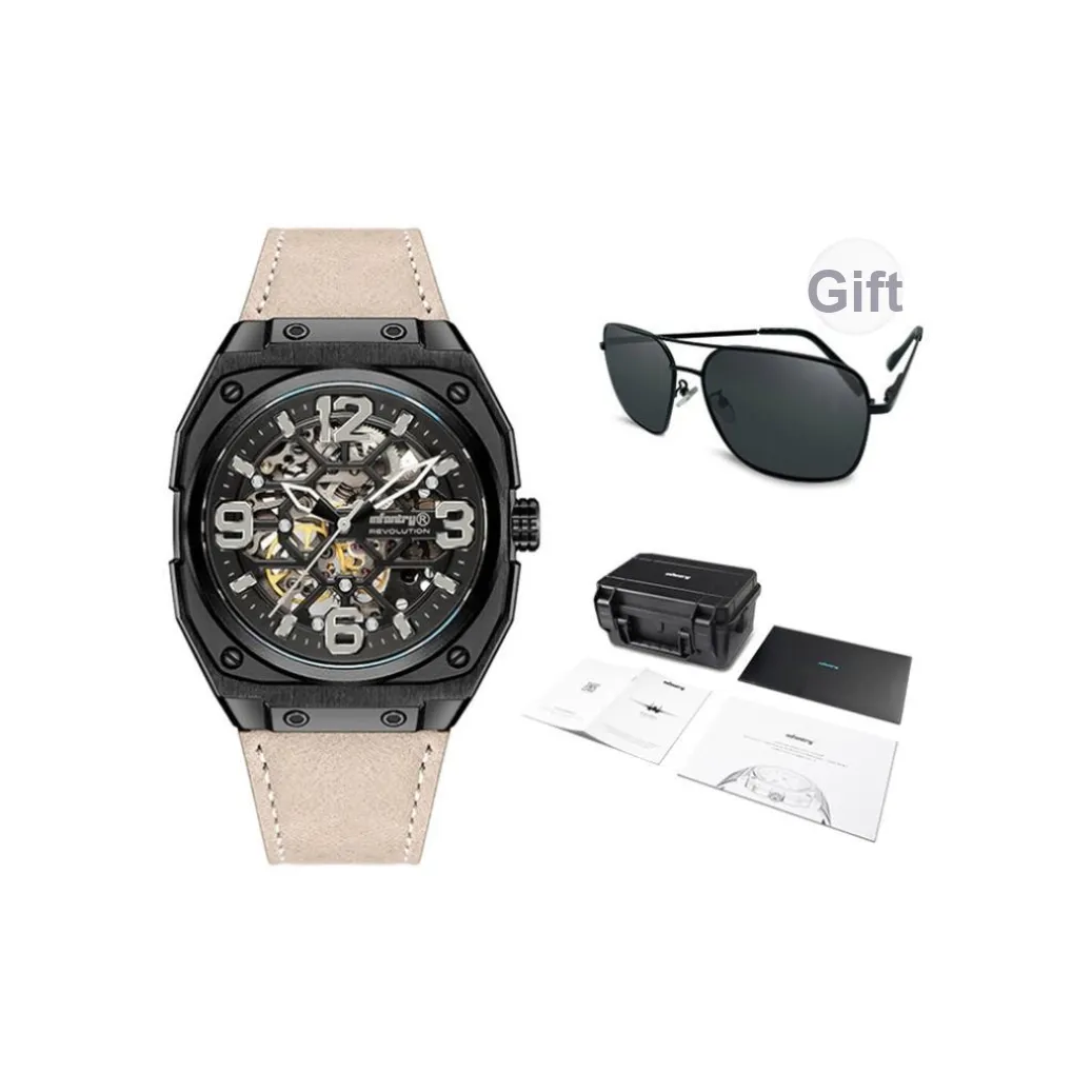 INFANTRY Pioneer Series Automatic Mechanical Movement Watch Men's Watches Black Dial