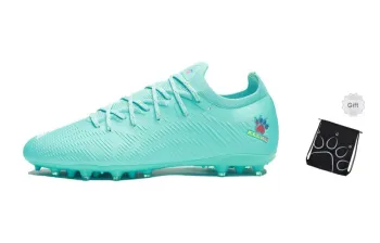 KELME Lightning 2.5 MG Rubber Short Studs Cushioned Wear Resistant Breathable Soccer Shoes Unisex Bright Blue