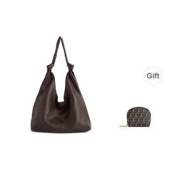COCOEVA Cow Leather Shoulder Bag Regular Women's Coffee/Brown/Black