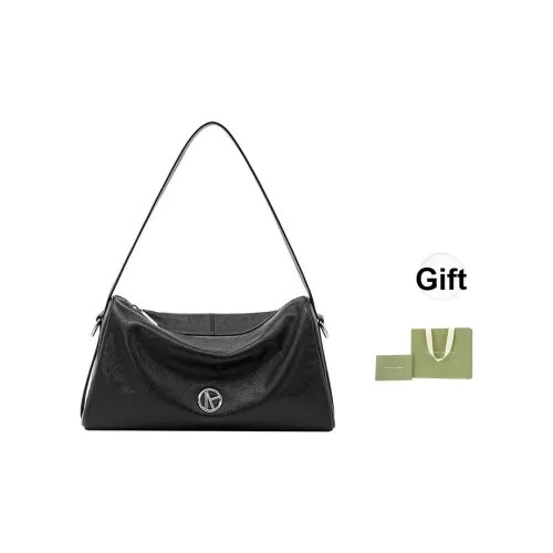 VANESSA HOGAN Сумка через плечо из коровьей кожи большая женская черная