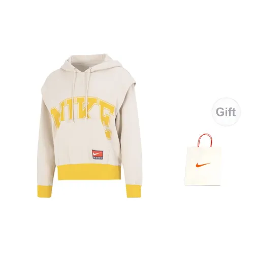 Nike Sweatshirts Men Sand Dune White+Gift Bag