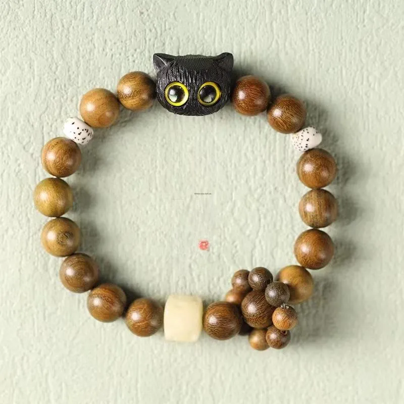 Yue Yuezi Green Sandalwood Bracelets Women's-1