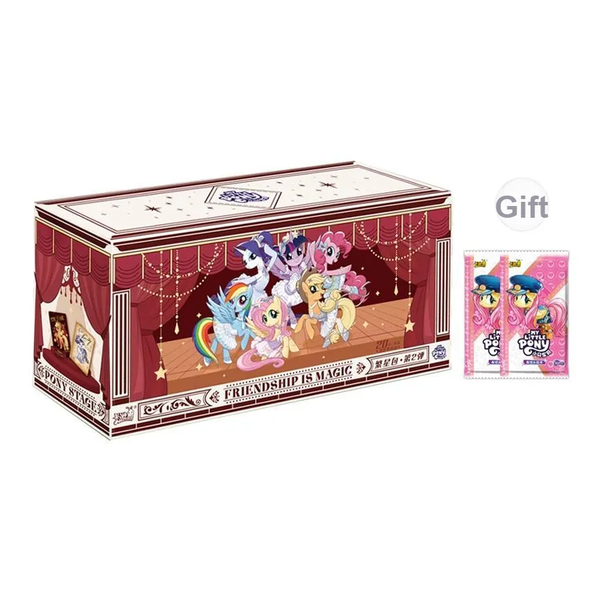 KAYOU My Little Pony Friendship Timeless Card Starry Bag 2nd Edition IP Аниме Карты Целая Коробка
