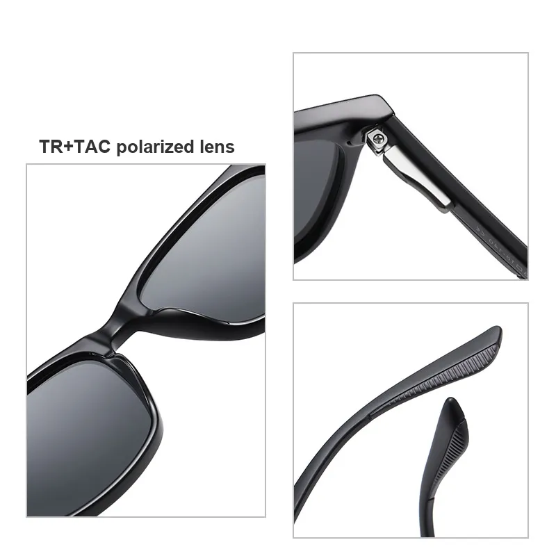 SOMAN TR90 Square Sunglasses Unisex-4