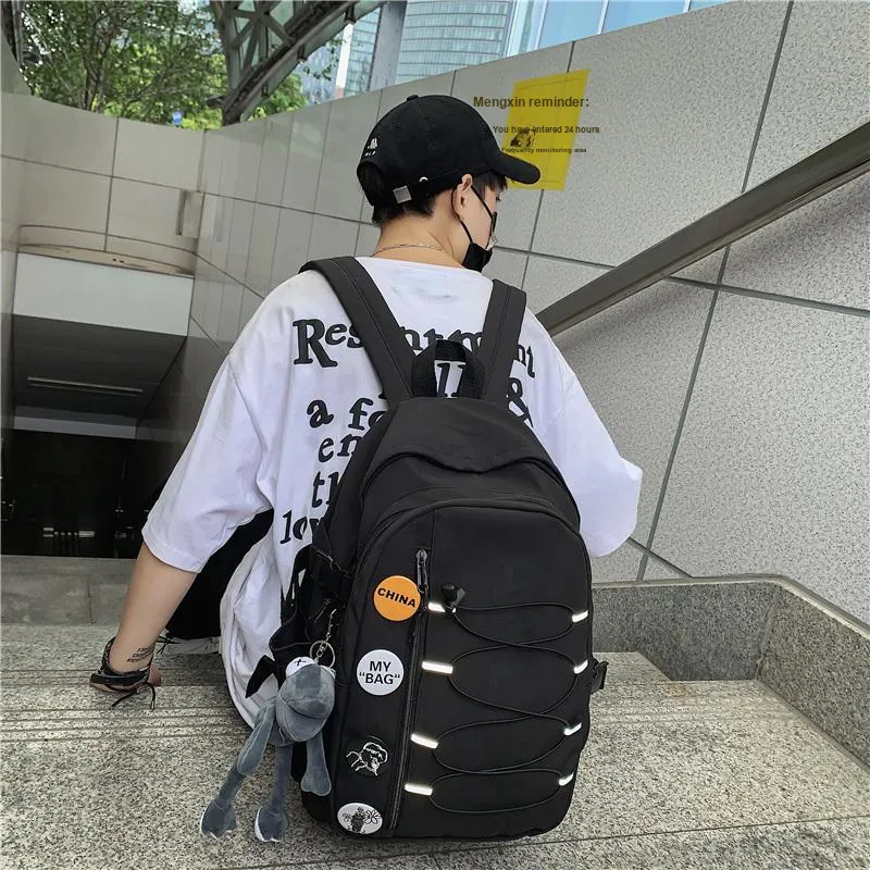 Vack Nylon Backpack Unisex Multicolor-9