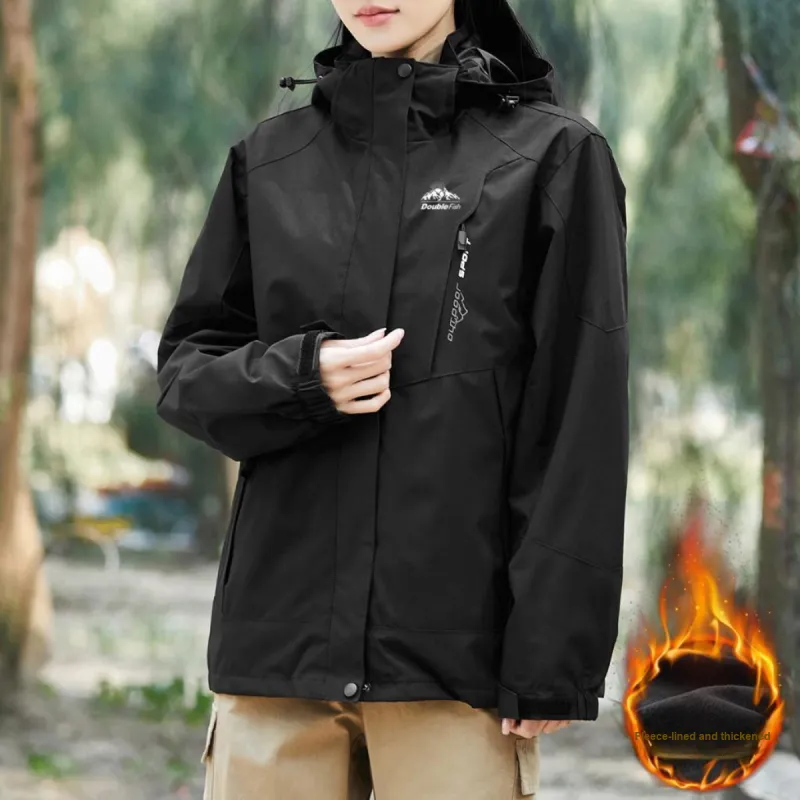 DOUBLEFISH Windproof Windbreaker Jacket Unisex-1