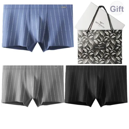 SEPTWOLVES Нижнее белье Подарочная коробка Мужской 3 упаковки Gift Box Set + Сумка для покупок