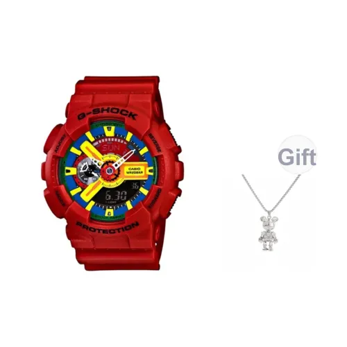 Г Shock Кварцевый Механизм Часы Унисекс Синий Циферблат