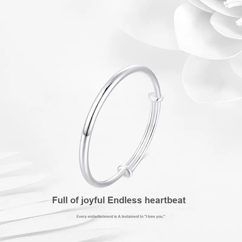 JUICY GRAPE S999 Fine Silver Bangles Women's-1