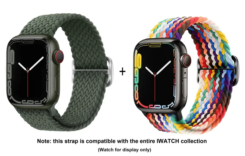 ZHISHENG Apple Compatibility Watch Band 38 49MM Watch Dial All Nylon Material-5