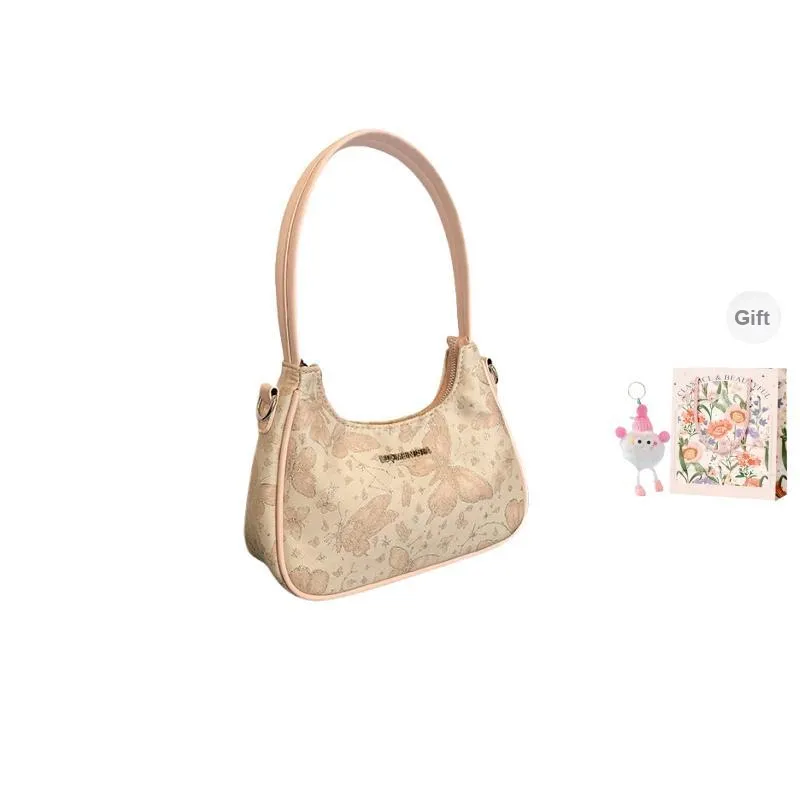 Gerlanx PU Shoulder Bag, Crossbody Bag Women's Silver/Yellow/Pink-4