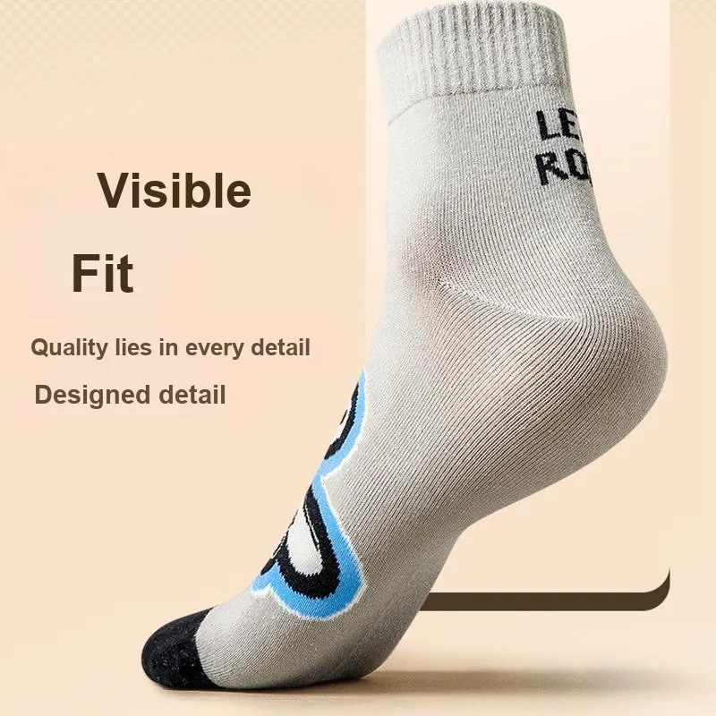 SOIE Mid Calf Socks Men's Combo Set-9