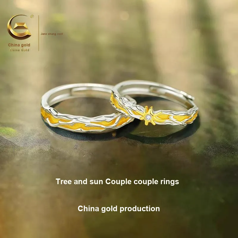 ZSY S925 Ring Couple Rings Unisex-1