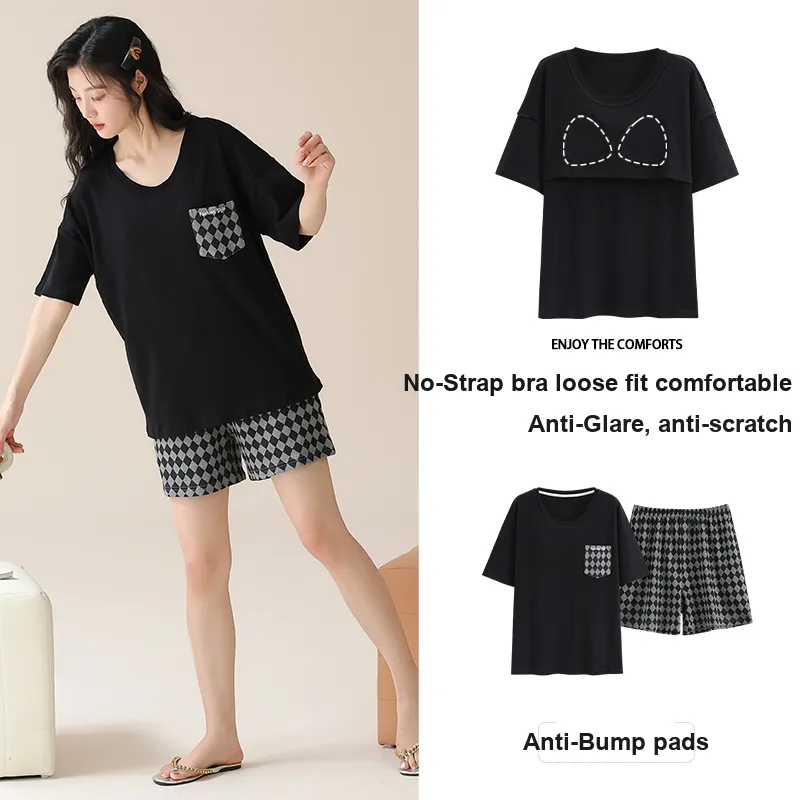 MADALLO Pajama Set Women's Black-1