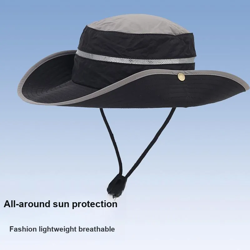 NANJIREN Slim And Lightweight Sun Protection Hats Men's-6
