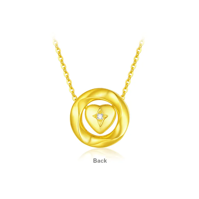 CHOW TAI SENG S925 Silver Necklaces Women's-3