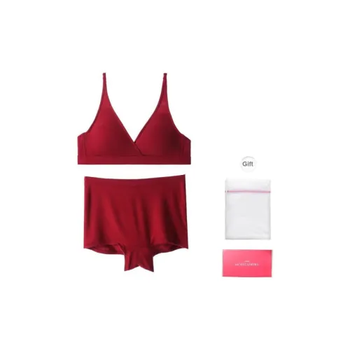 NEIZAIMIMA Underwear Set Women's Gift Box Set Red