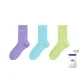 3 Pack: Light Blue/Purple/Light Green