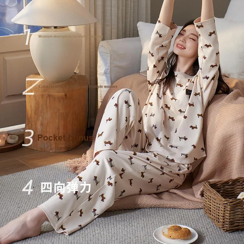 Xuan Liang Pajama Set Women's Milk Candy Rice-2