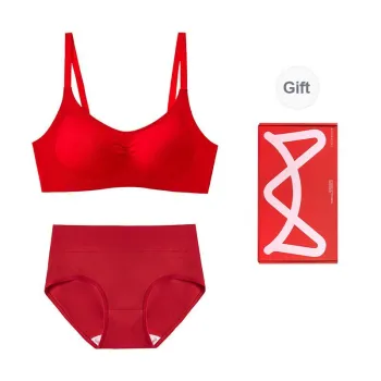 MIIOW Underwear Set Women's Gift Box Set Red