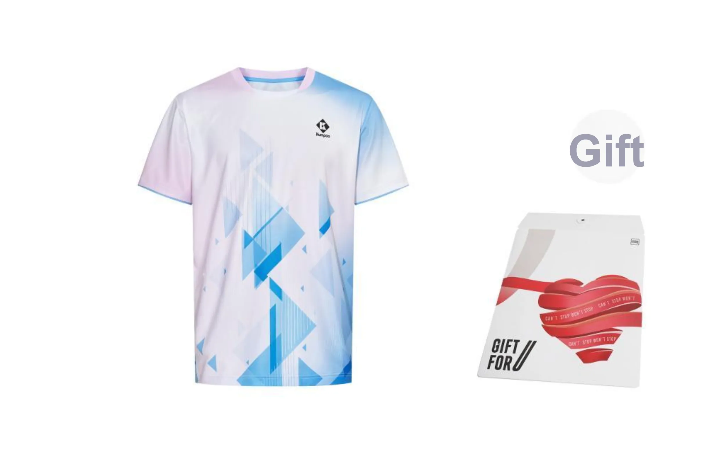 KUMPOO Badminton Jersey Men's Pink