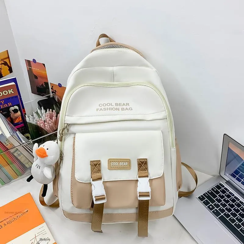 Yalu Nylon Backpack Unisex Multicolor-4