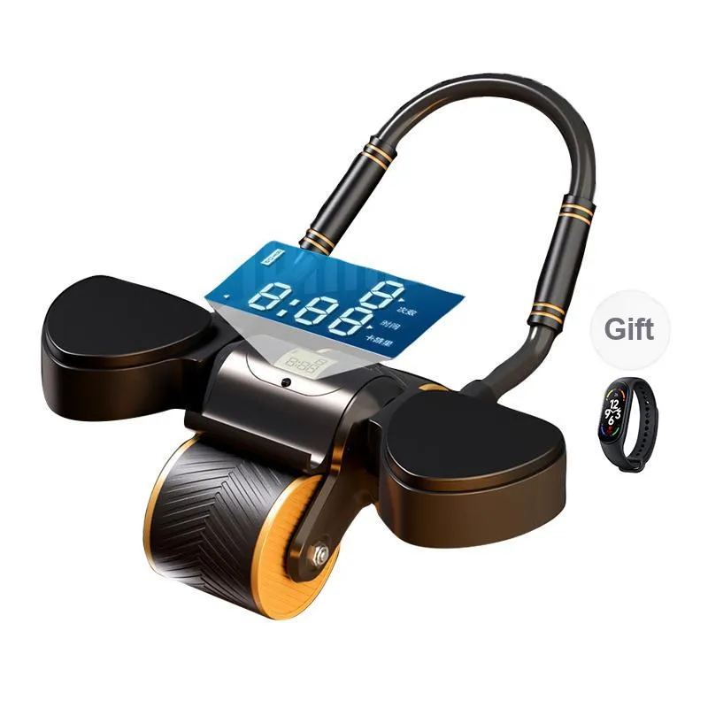 SMVP Abdominal Roller Fitness Equipment Automatic Rebound Tummy Tucking Magic Household Ab Roller-18