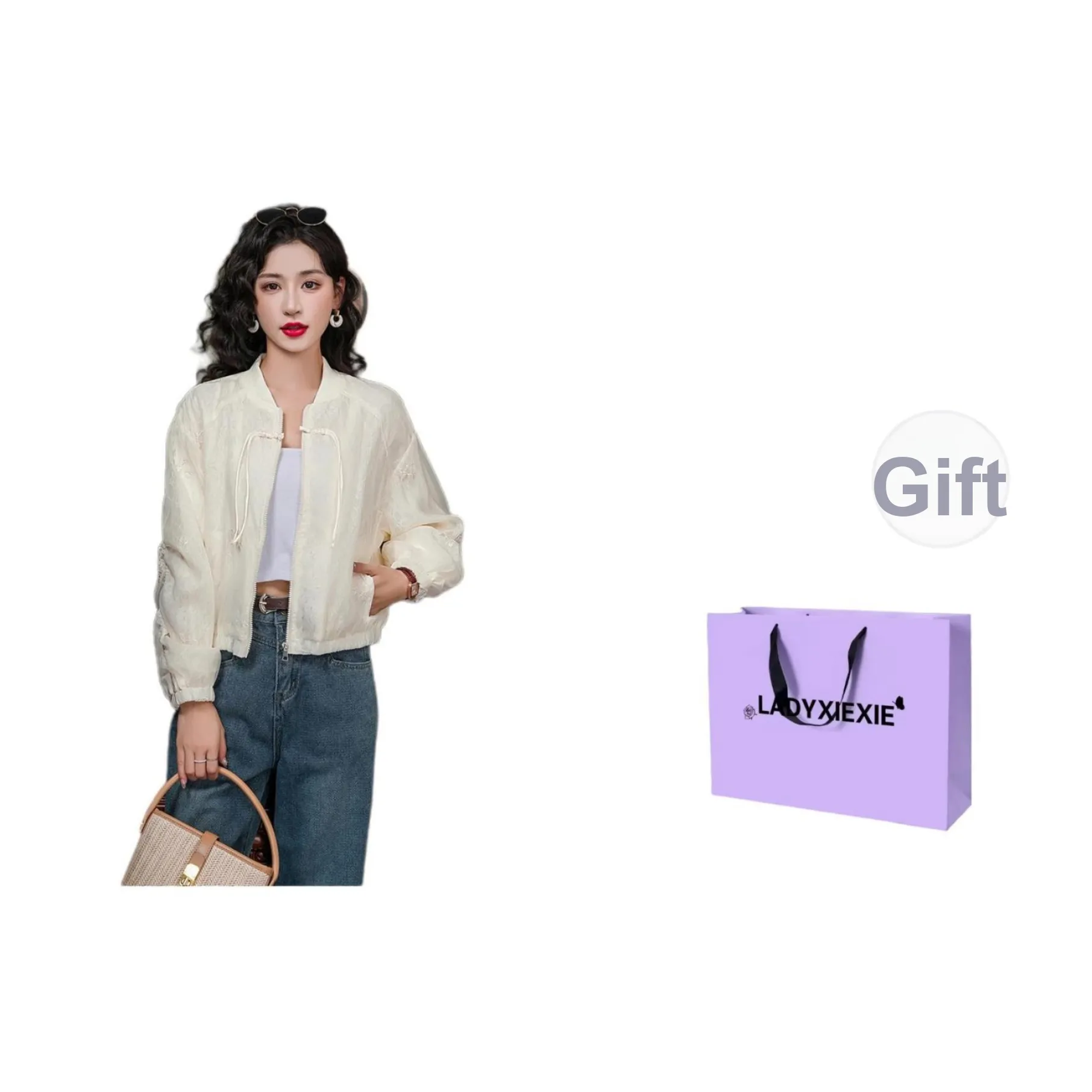 LADYXIEXIE Cropped Coat Women's