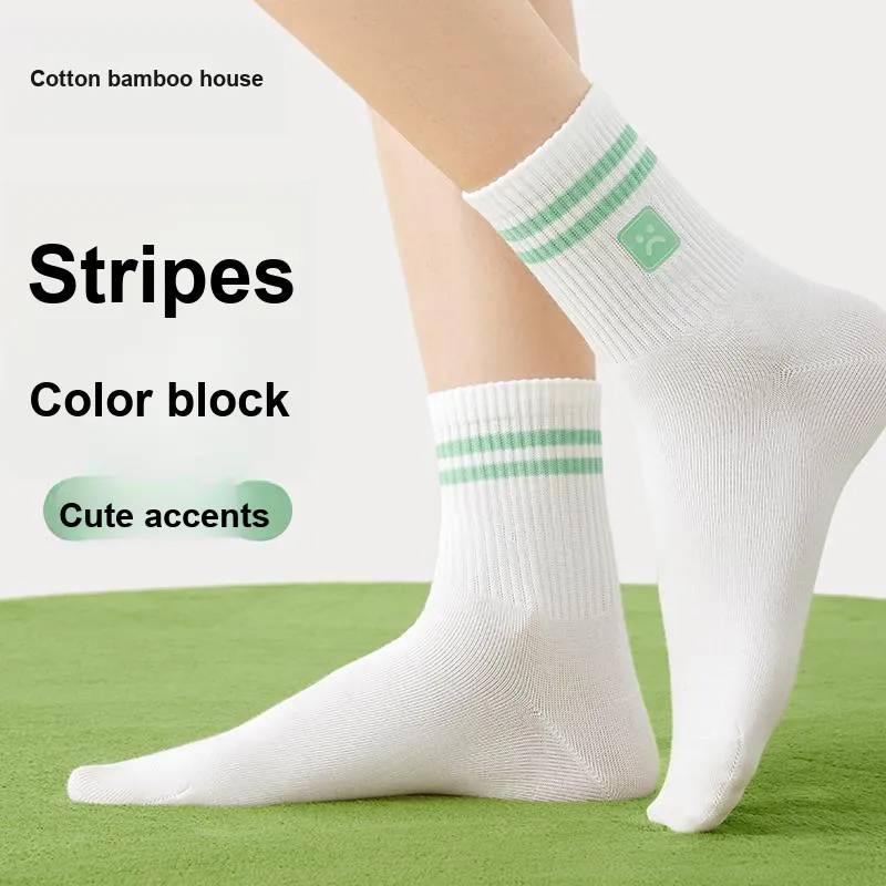B&C.Room Mid Calf Socks Women's 4 Pack-7