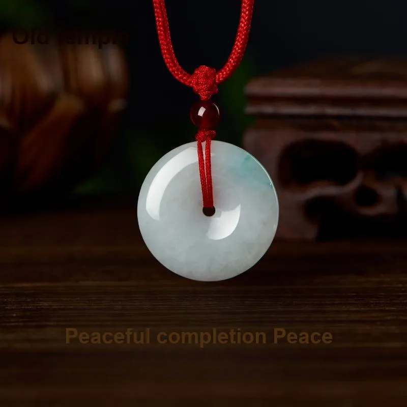 LAOMIAO Glutinous Jade Jadeite Necklaces Unisex-7