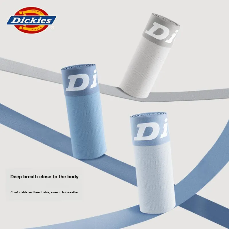 Dickies Underpants Men's Mulberry Silk Lightweight Breathable Skin Nourishing Mid Rise Sweatpants Gift Box Set 3 Pack-12