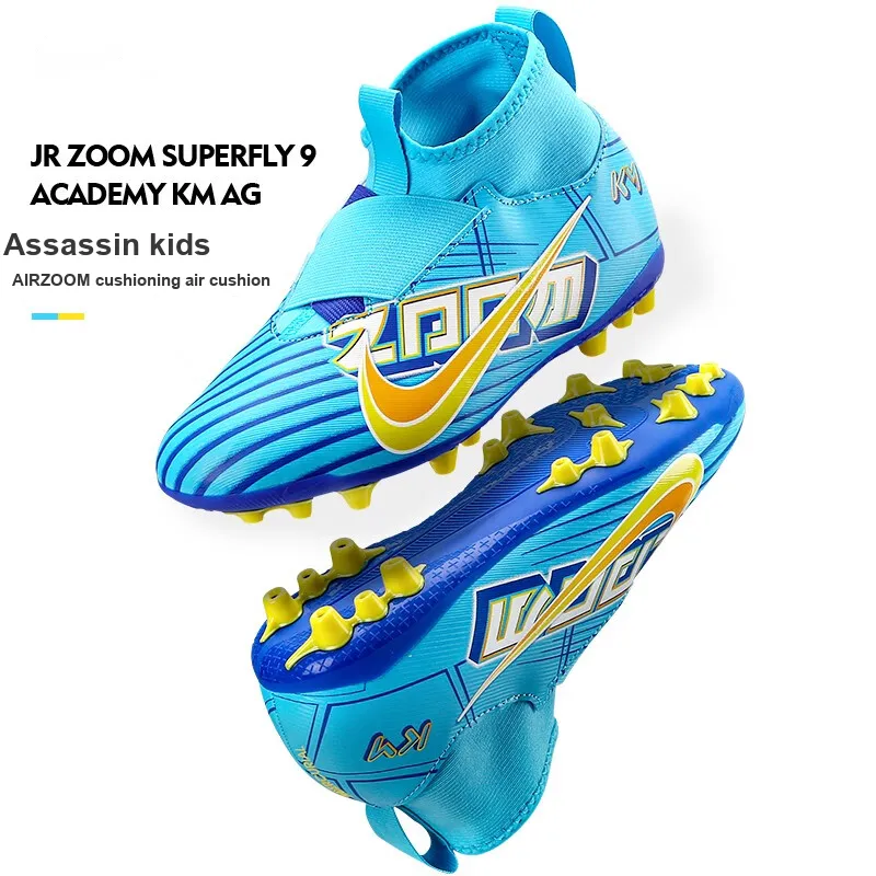Nike Zoom Mercurial Superfly 9 Academy KM AG 'Baltic Blue' GS-1