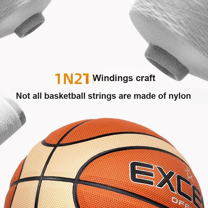 EXCESS B7000 PU Basketball Brown Size 7 Ball Competition Unisex-2