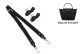 (Black Silver) 86-103cm[Width]Adjustable Set