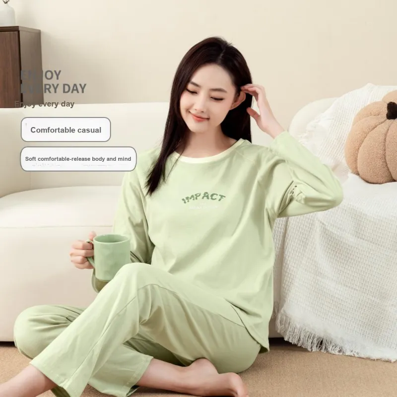 Aidai Pajama Set Women's Fresh Green-1