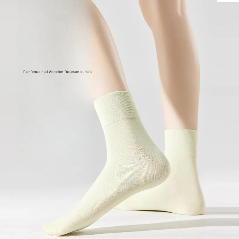 MIIOW Mid Calf Socks Women's 5 Pack-61