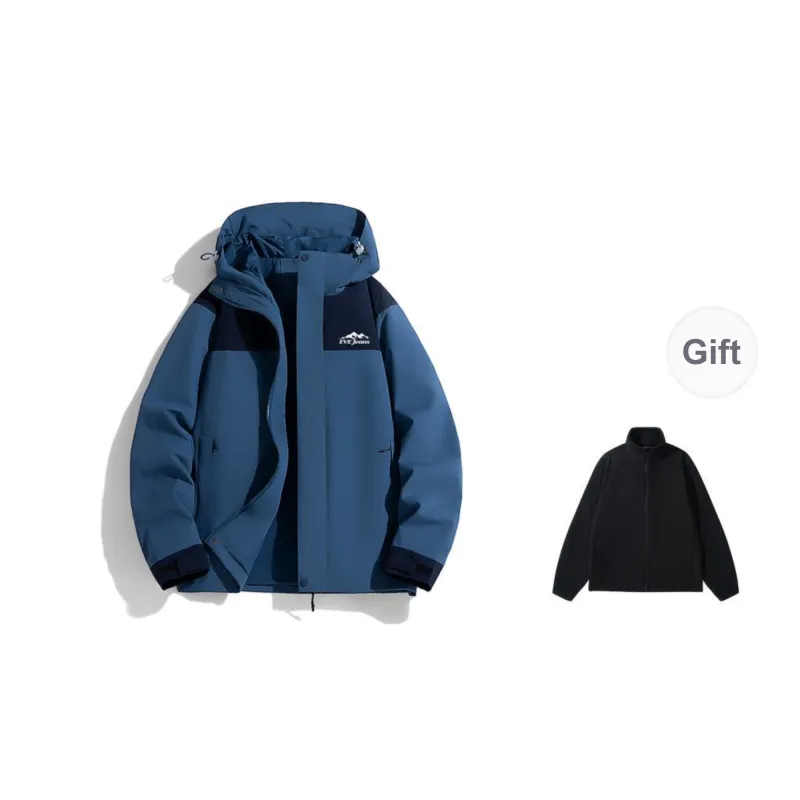 Yiwen Water Resistant Windproof Breathable Warm Windbreaker Jacket Unisex-20