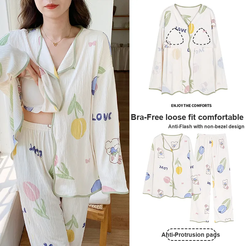 Ta Yan Pajama Set Women's White-1
