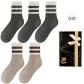 Dark Gray 3 Light Brown 2 (5 Pack)
