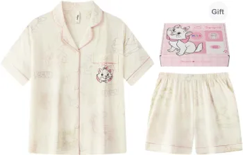 Gongdie x Disney Pajama Set Women's Apricot Gift Box Set