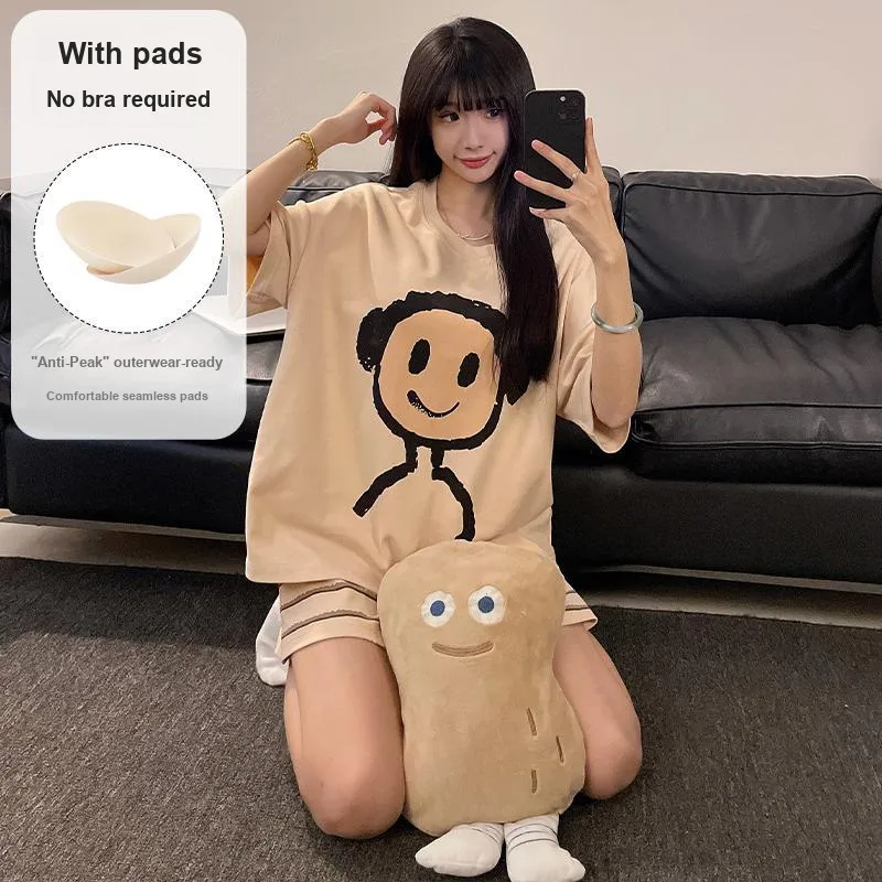 GOSO Pajama Set Women's Tea Brown-1