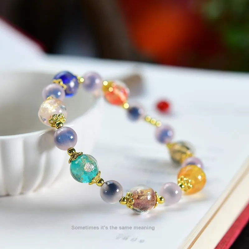 Moon Jewelry Agate Jade Bracelets Women's-3