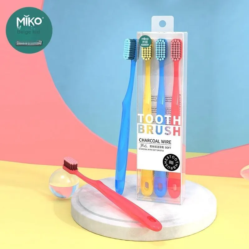 MIKEMEIZHUANG Adults Soft Fur Toothbrushes Oral Care Product Cleaning-5