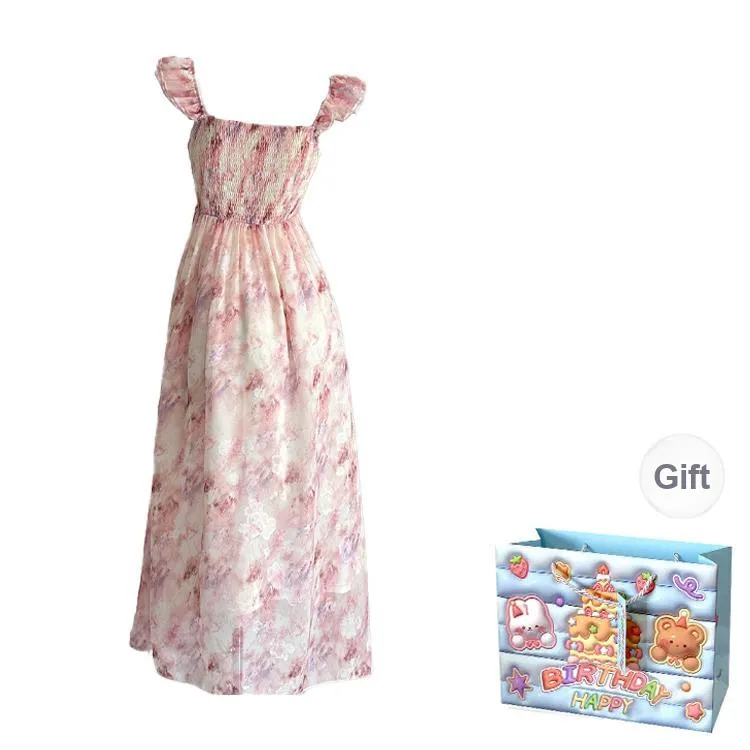 TWOPLUMGIRLS Sleeveless Dress Women's Pink-1